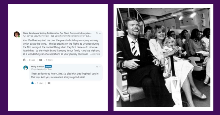  The Day Holly Branson Replied to My LINKEDIN Comment